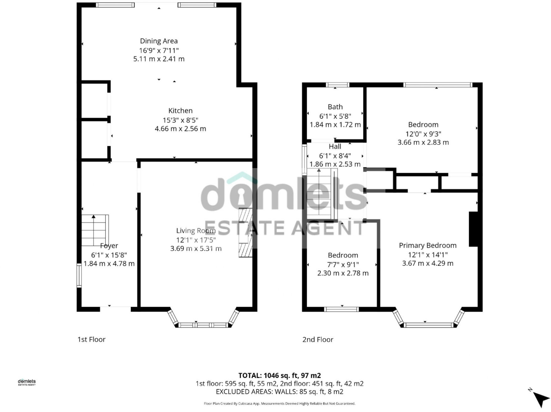 Poplars Avenue, Warrington, Cheshire, WA2 floorplan
