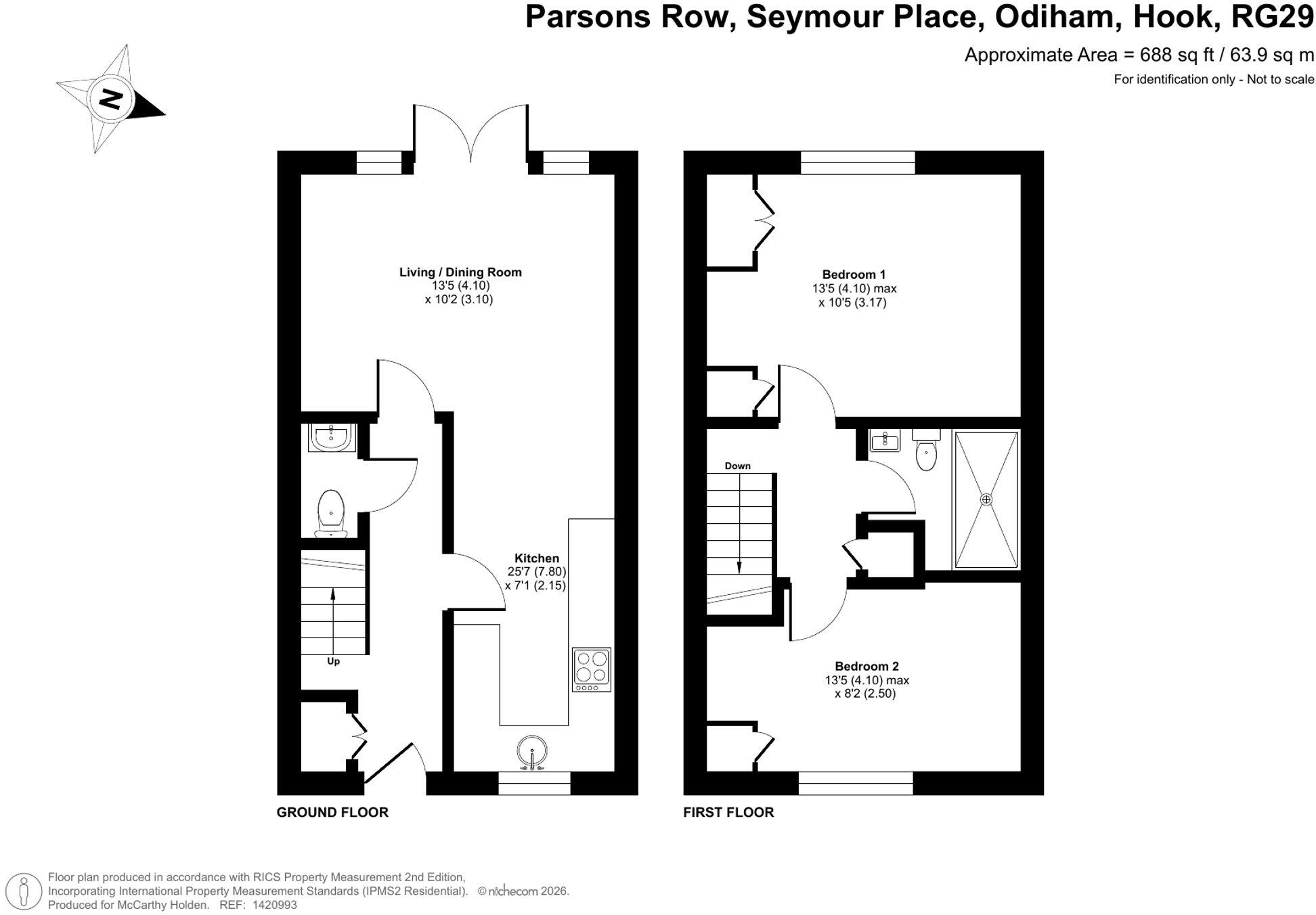 Seymour Place, Odiham, RG29 floorplan