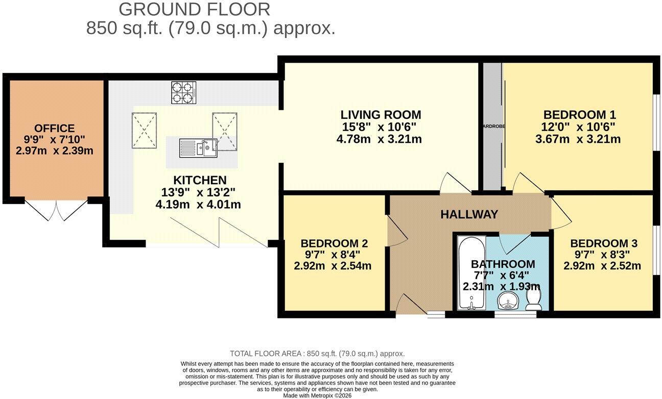 Lime Close, Mildenhall, Bury St. Edmunds, Suffolk, IP28 floorplan