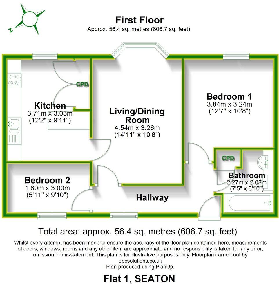 6 Fore Street, Seaton, Devon, EX12 floorplan
