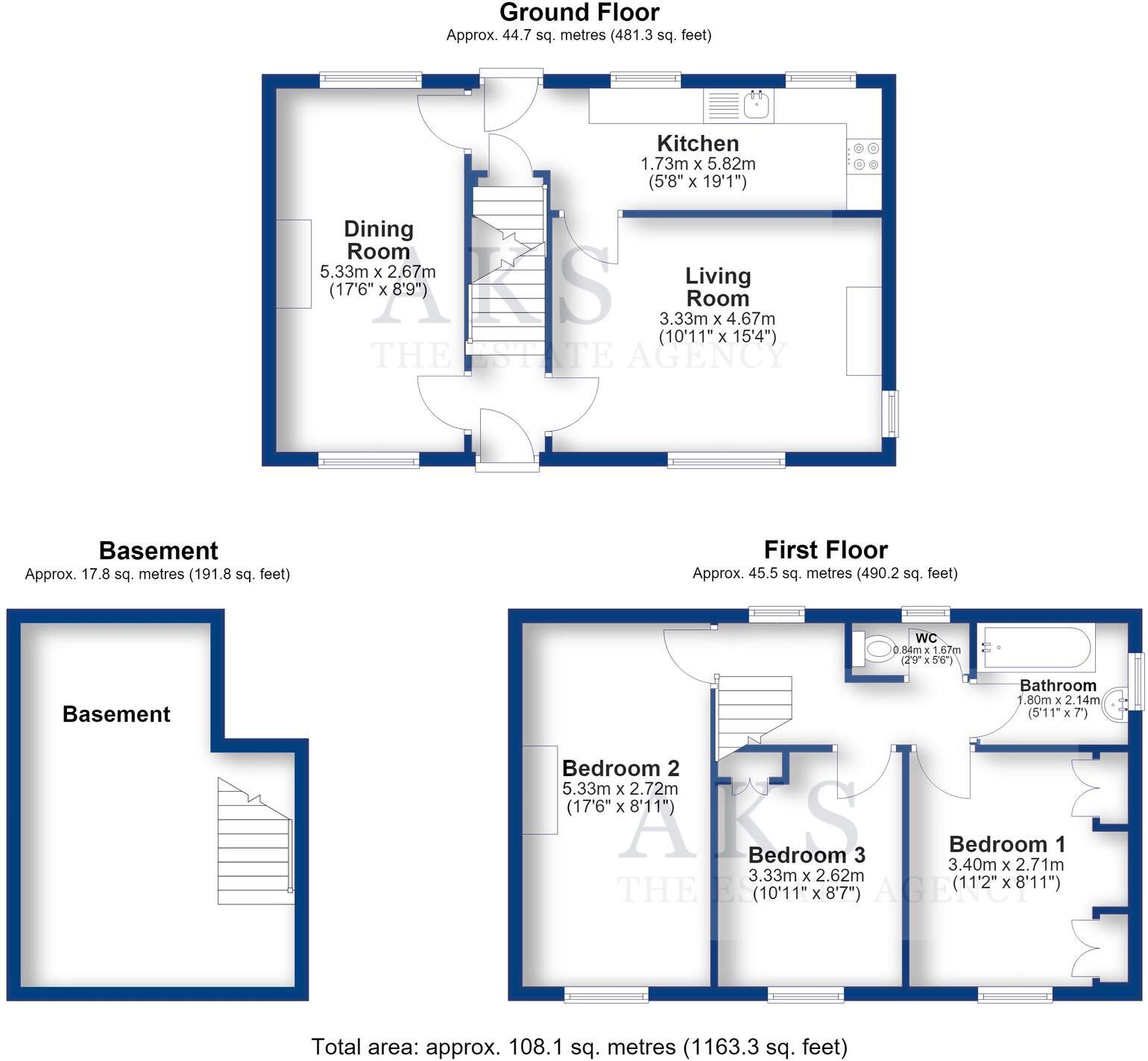 Mosley Mews, Rolleston-On-Dove, DE13 floorplan