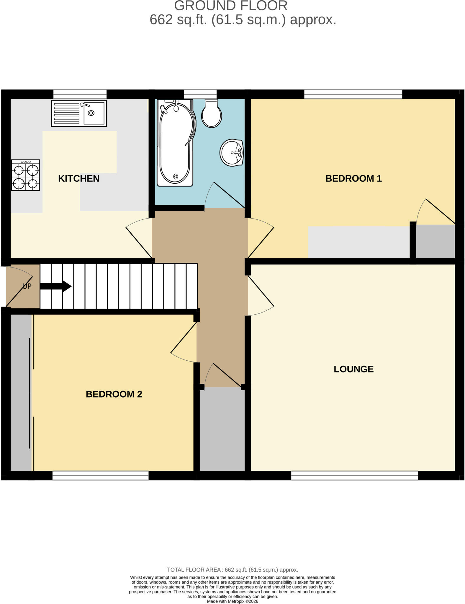 15 Broadley Crescent Louth LN11 8AN floorplan