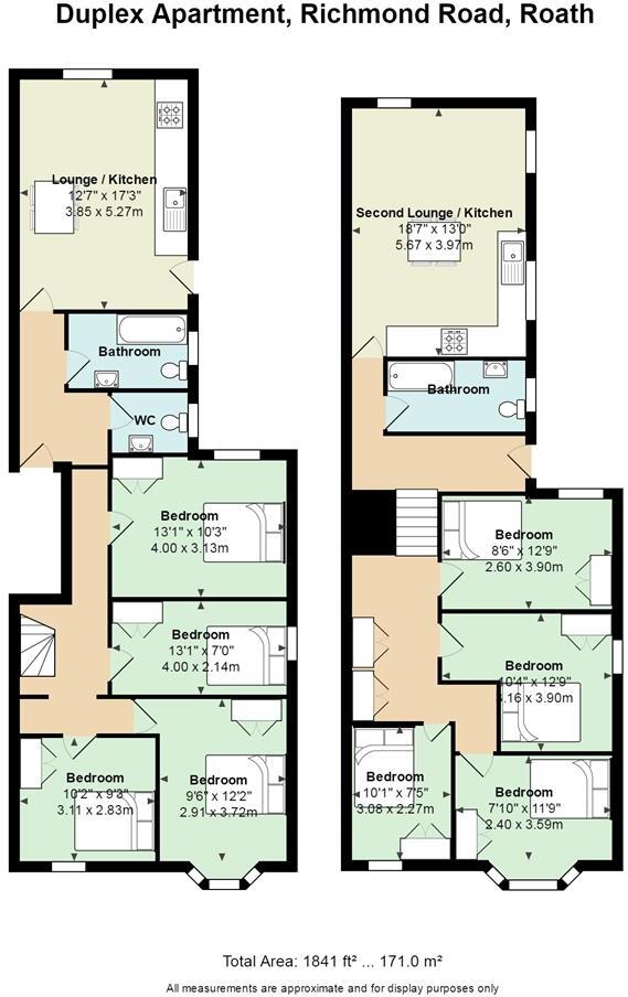 Richmond Road, Roath floorplan