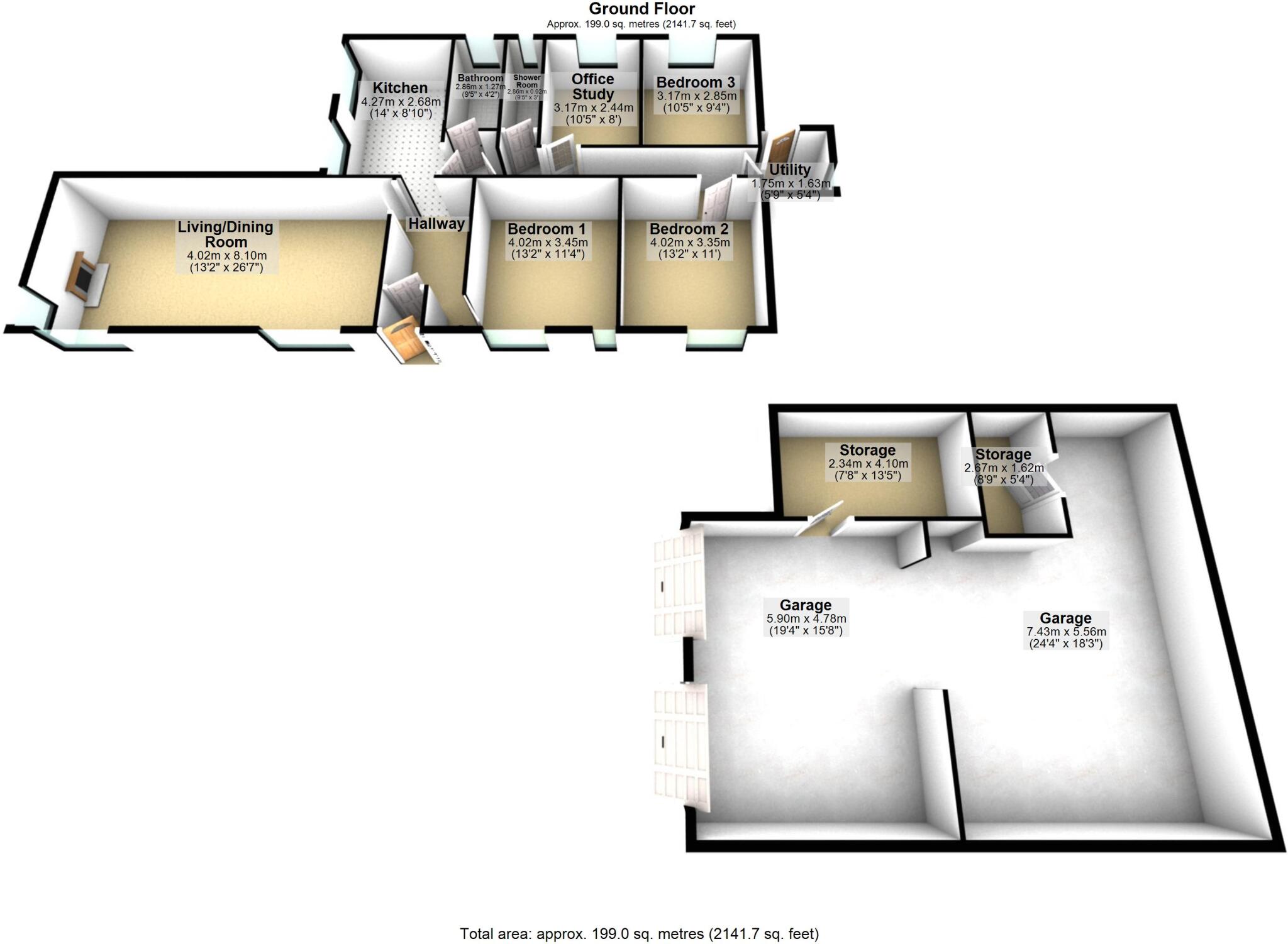 Pot House Lane, Wardle, Rochdale, Greater Manchester, OL12 floorplan