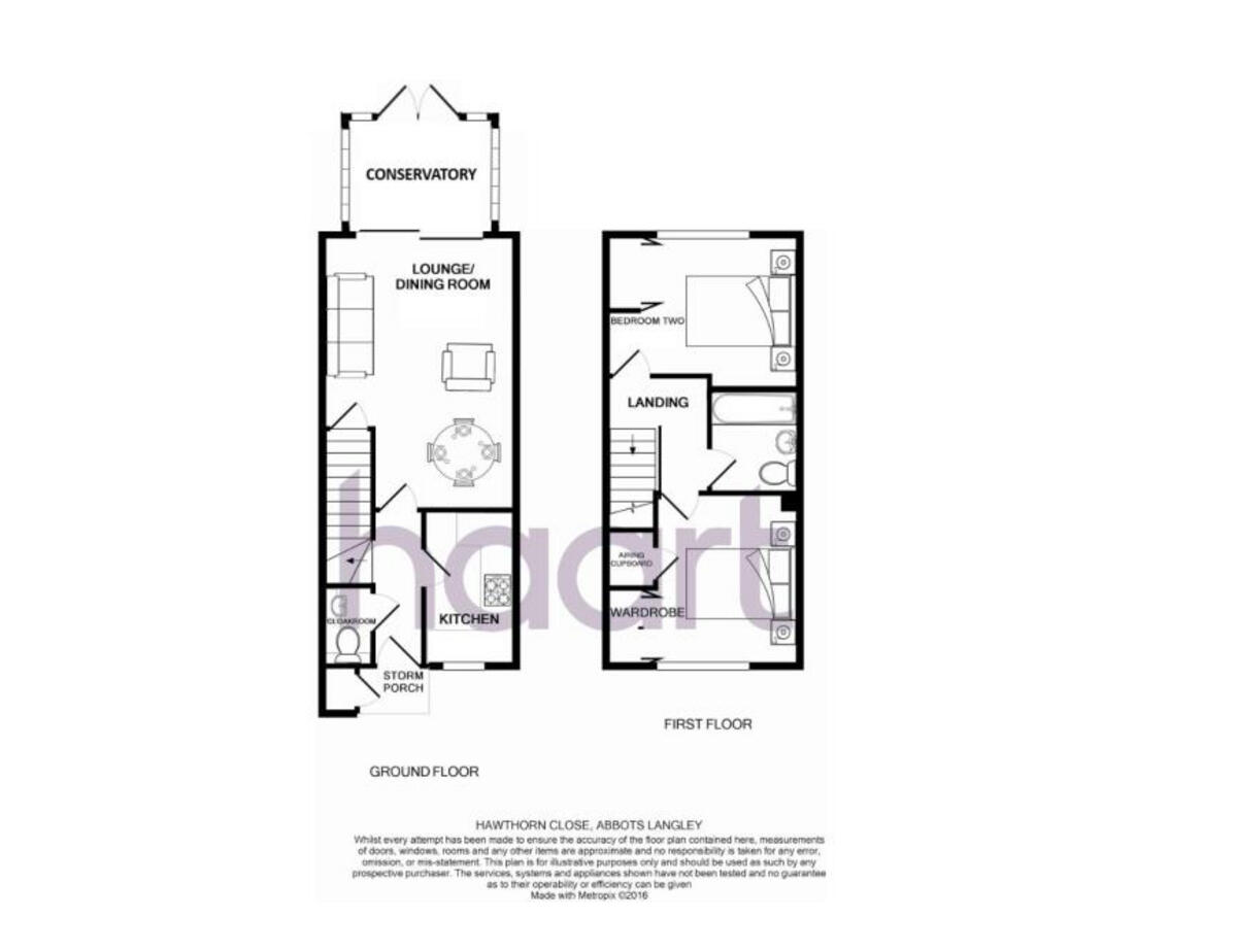 Hawthorn Close, Abbots langley floorplan