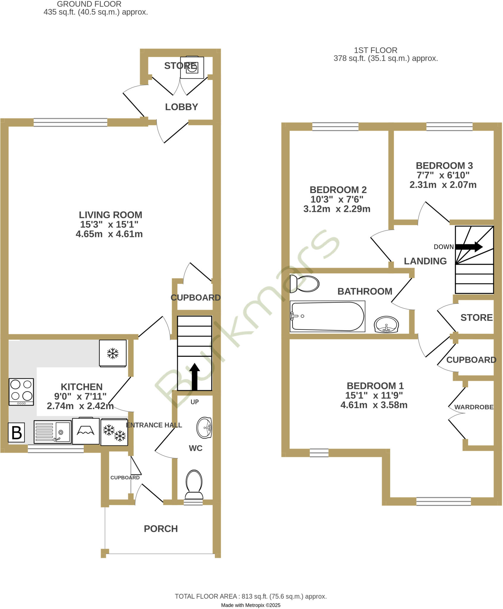 Bramble Walk, Lymington, Hampshire, SO41 floorplan