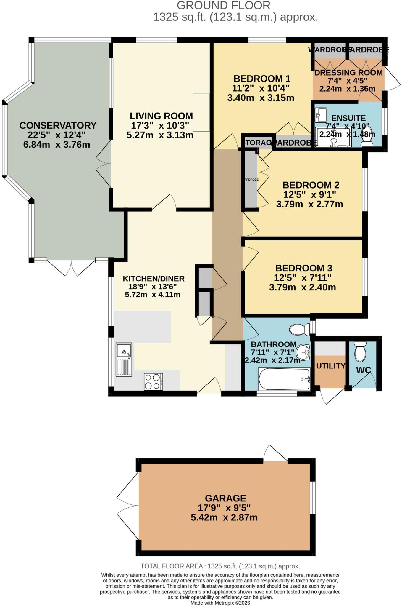 Montford Bridge, Shrewsbury, SY4 floorplan