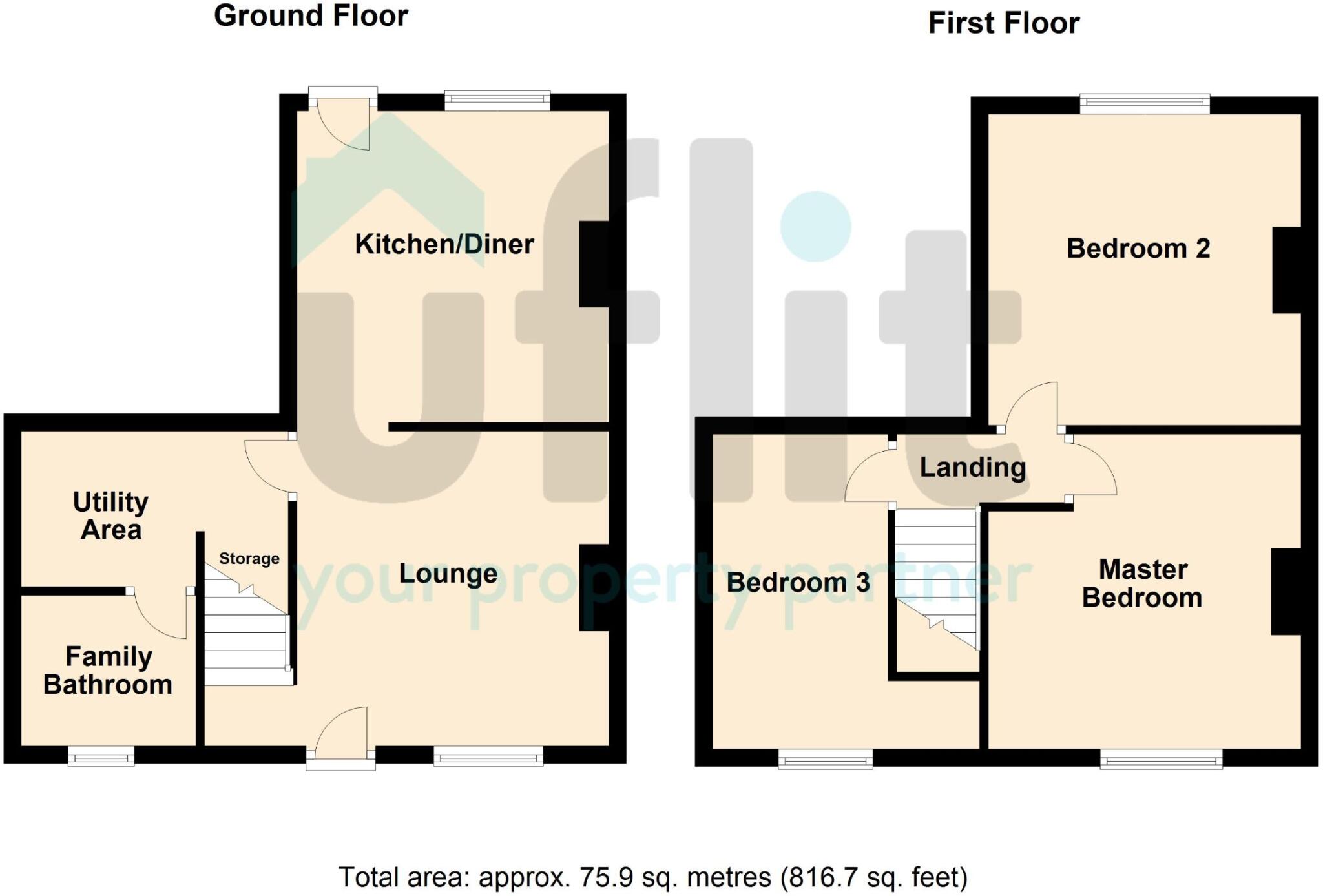 59 Ellis Street floorplan