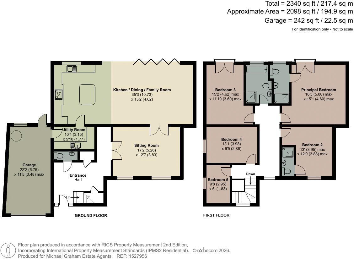 Whitethorn Lane, Letchworth Garden City, Hertfordshire, SG6 floorplan