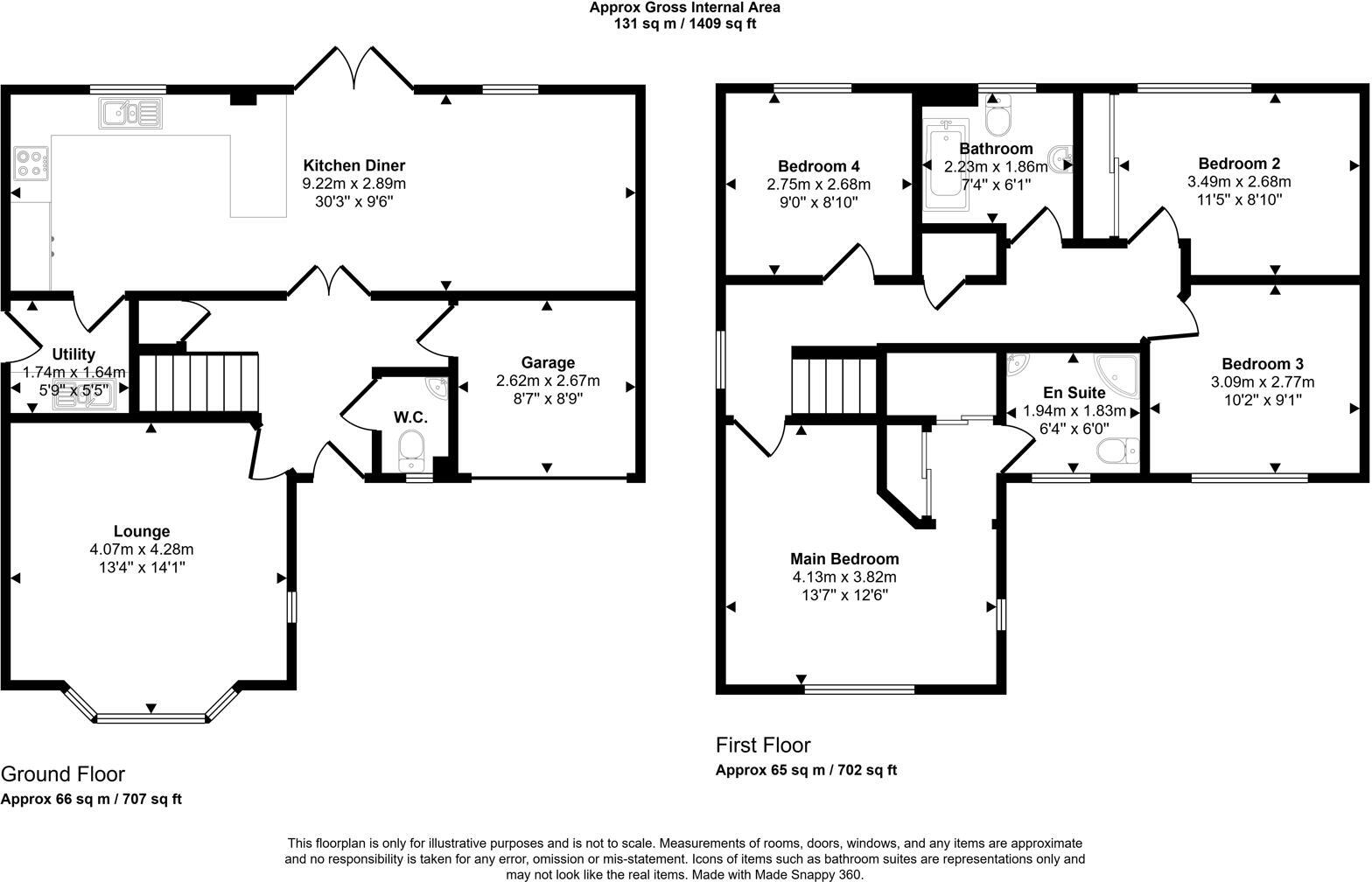 Tiree Avenue, Worcester floorplan