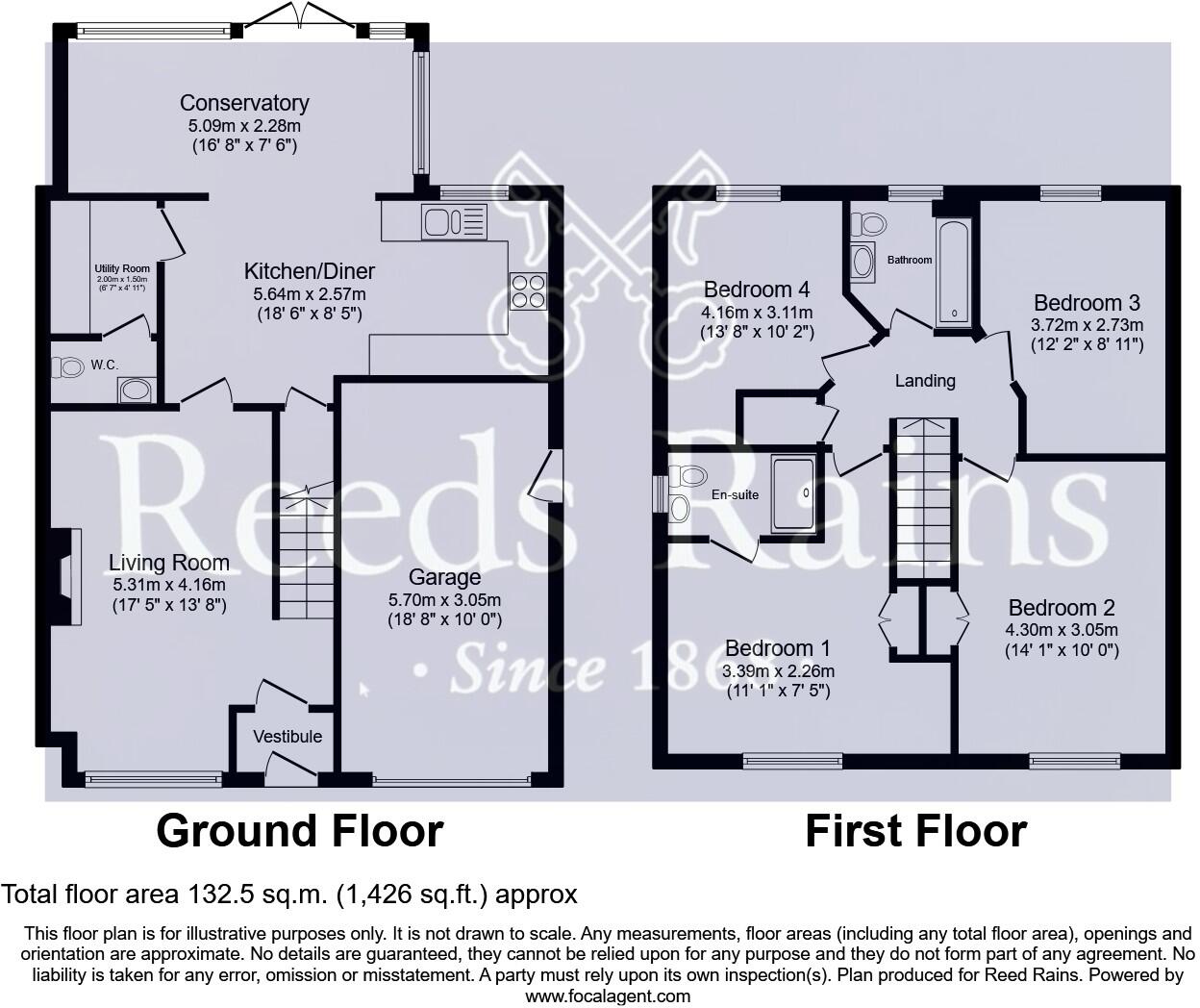 Poppy Fields Way, Pontefract, West Yorkshire, WF8 floorplan