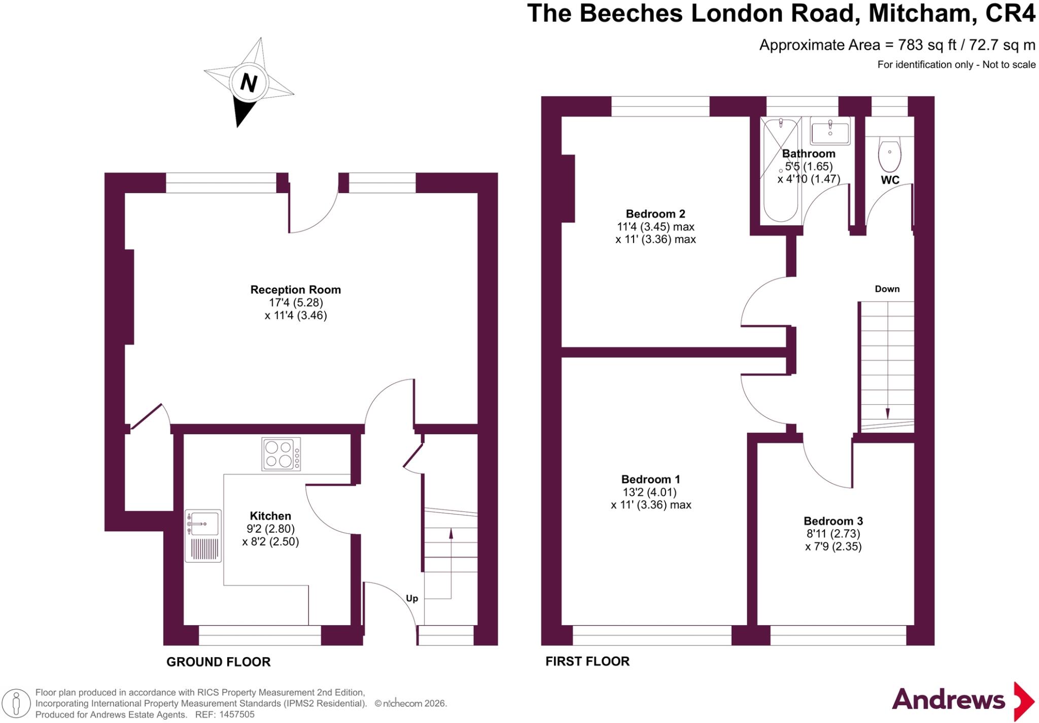 London Road, Mitcham, CR4 floorplan