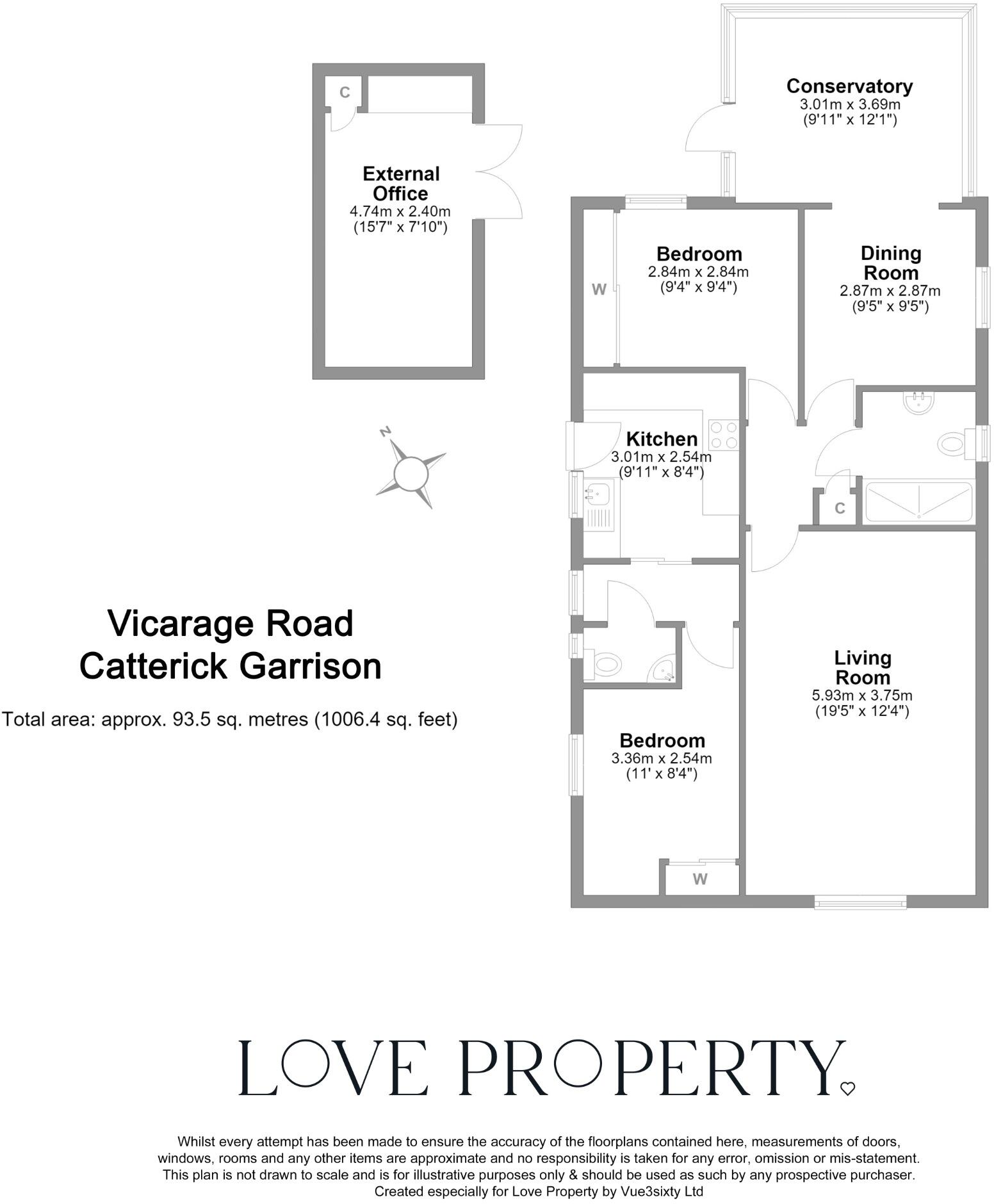 Vicarage Road, Catterick Garrison floorplan