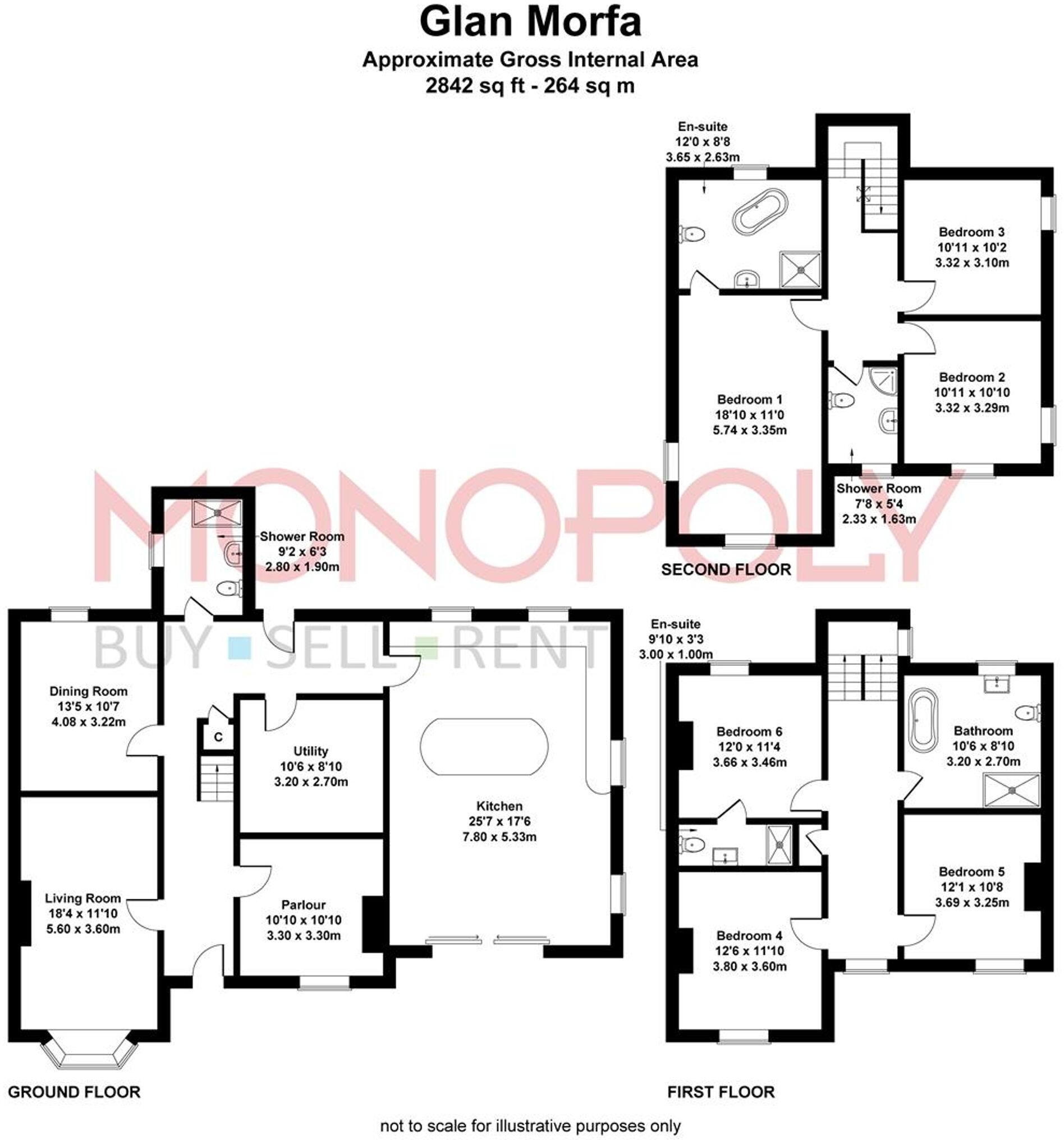 Dyffryn Ardudwy, LL44 floorplan