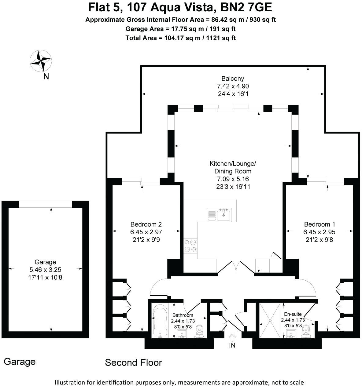 107 Marine Drive, Saltdean Brighton, East Sussex, BN2 floorplan