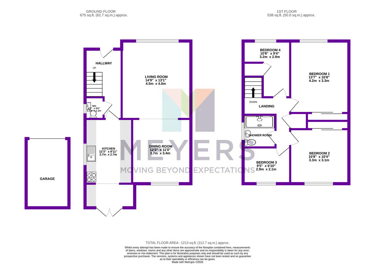 Bradford Road, Bournemouth, BH9 3 floorplan