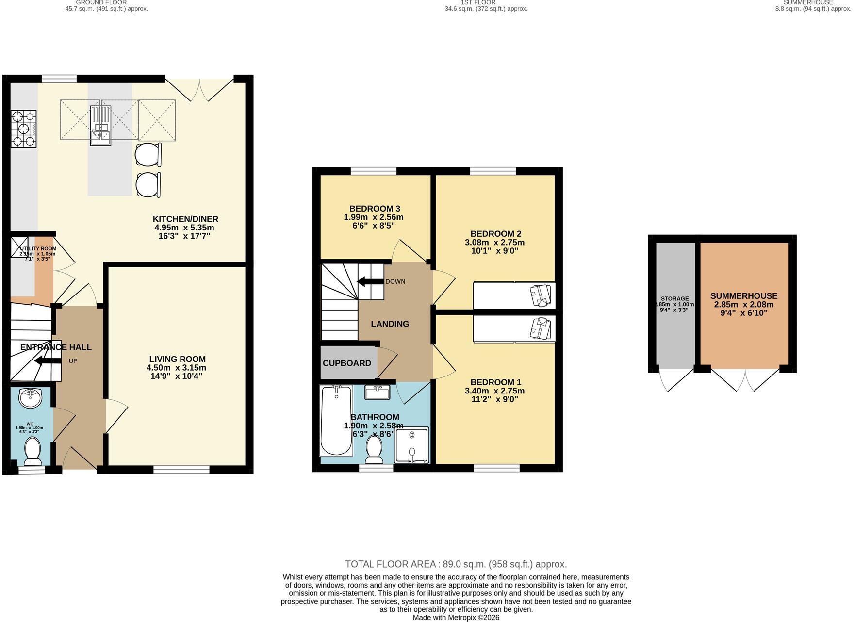 Peak Grove, Clay Cross, S45 floorplan