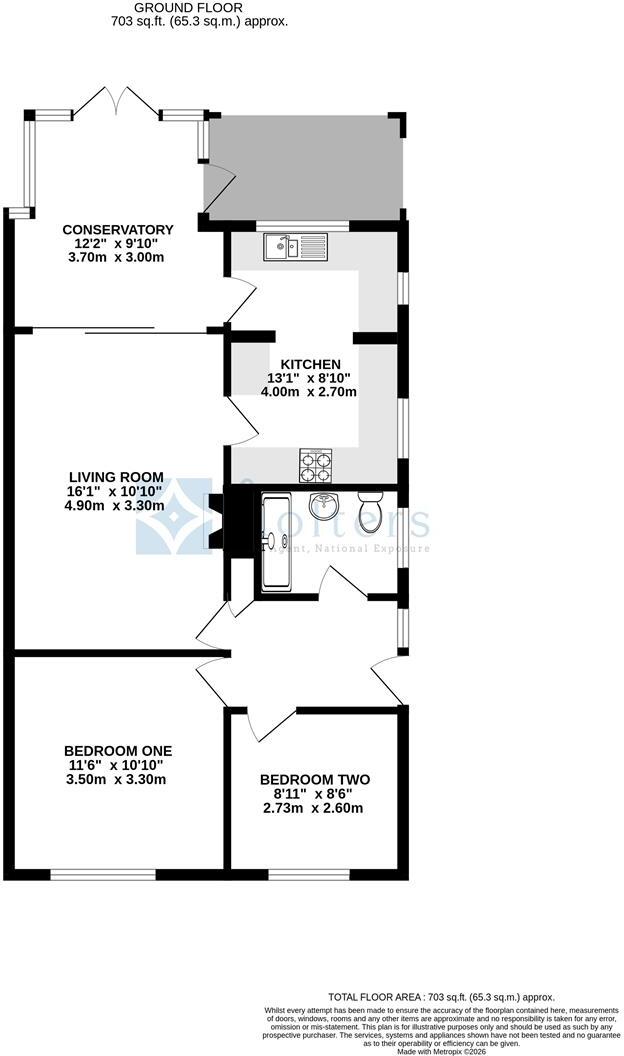 Poyner Road, Ludlow floorplan