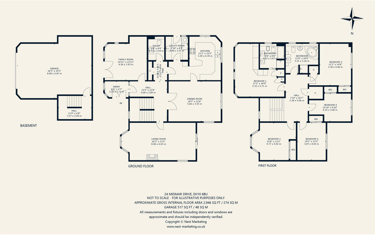24 Midmar Drive, Edinburgh, EH10 floorplan