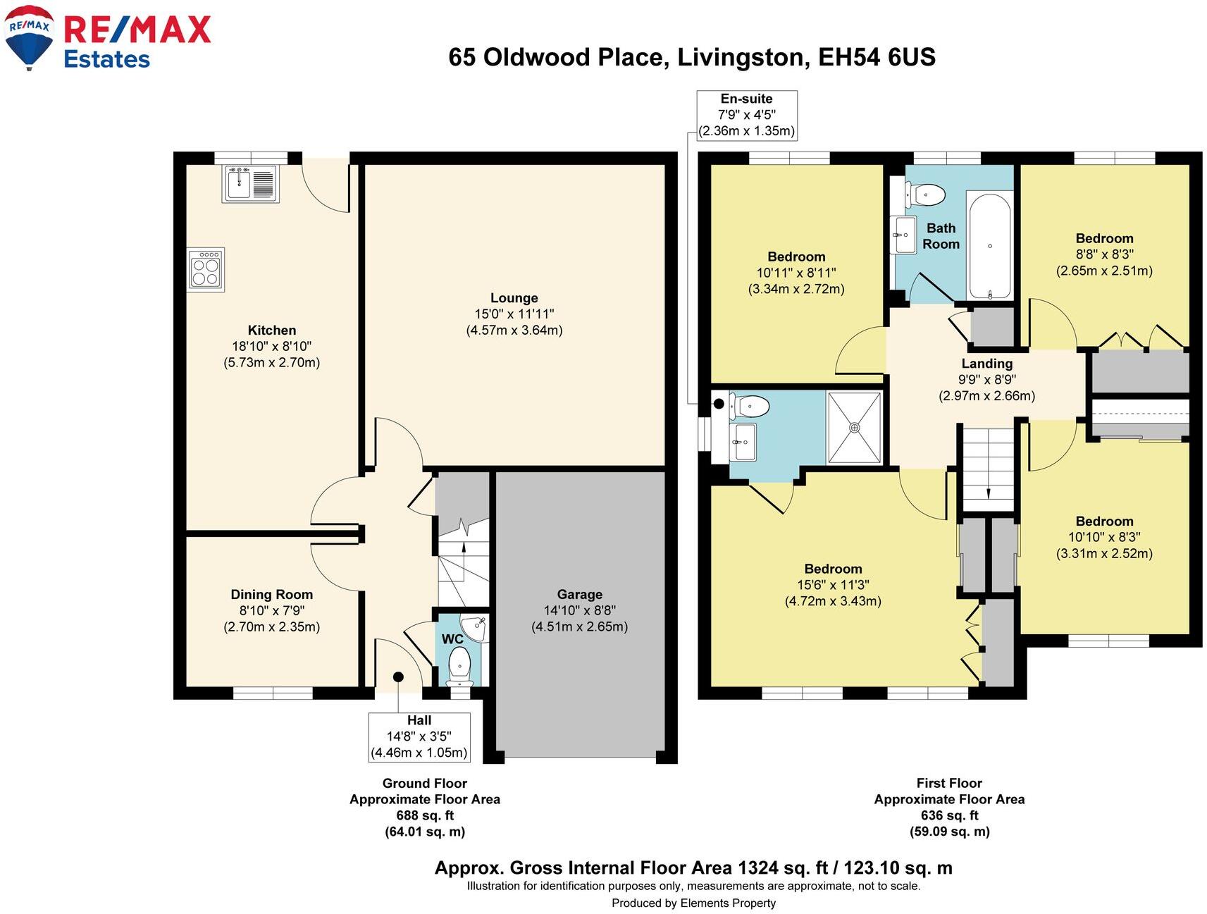 Oldwood Place, Livingston, EH54 floorplan