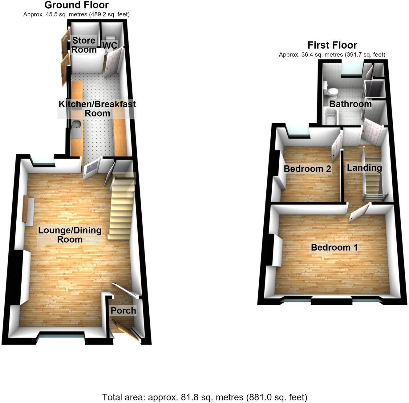 Meadow Street, Llanhilleth, NP13 floorplan