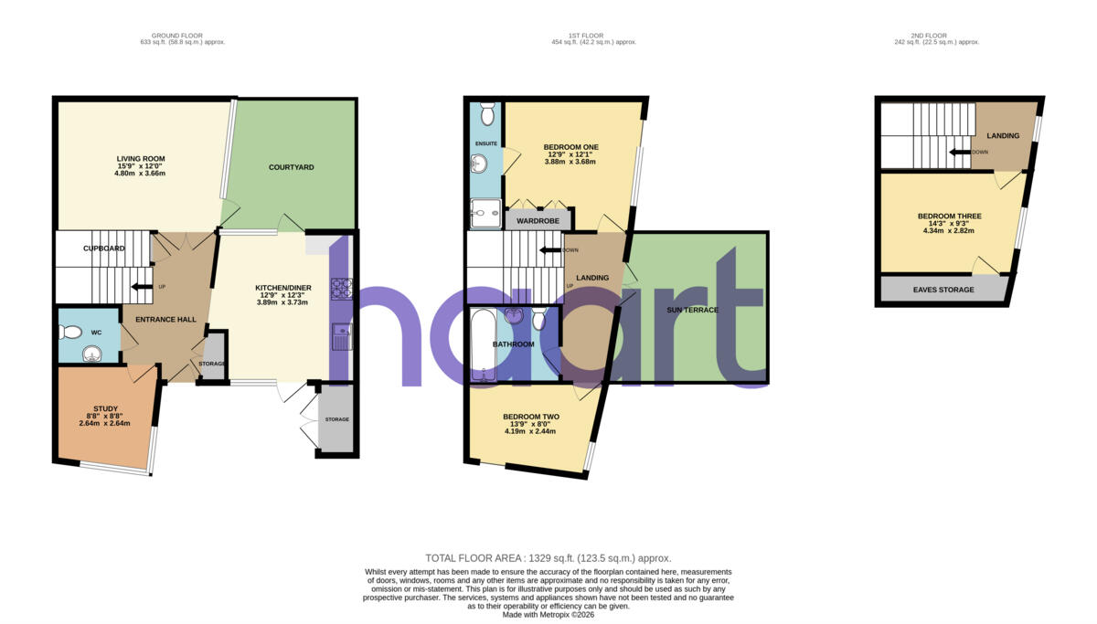 Moss Lane, Harlow floorplan