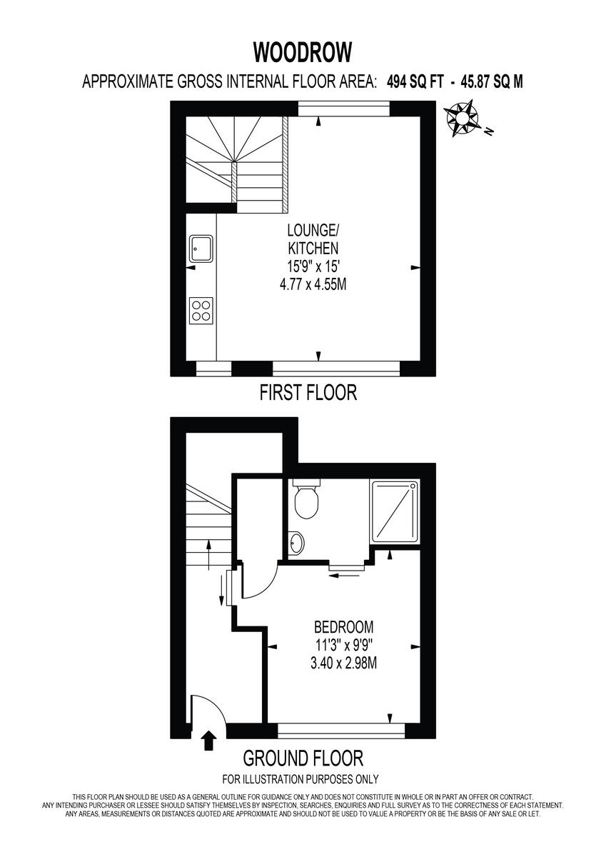 Woodrow, London floorplan