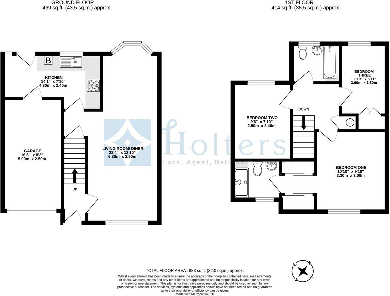 9, James Close, Ludlow floorplan