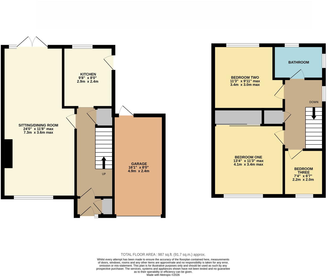 Sycamore Road, East Leake floorplan