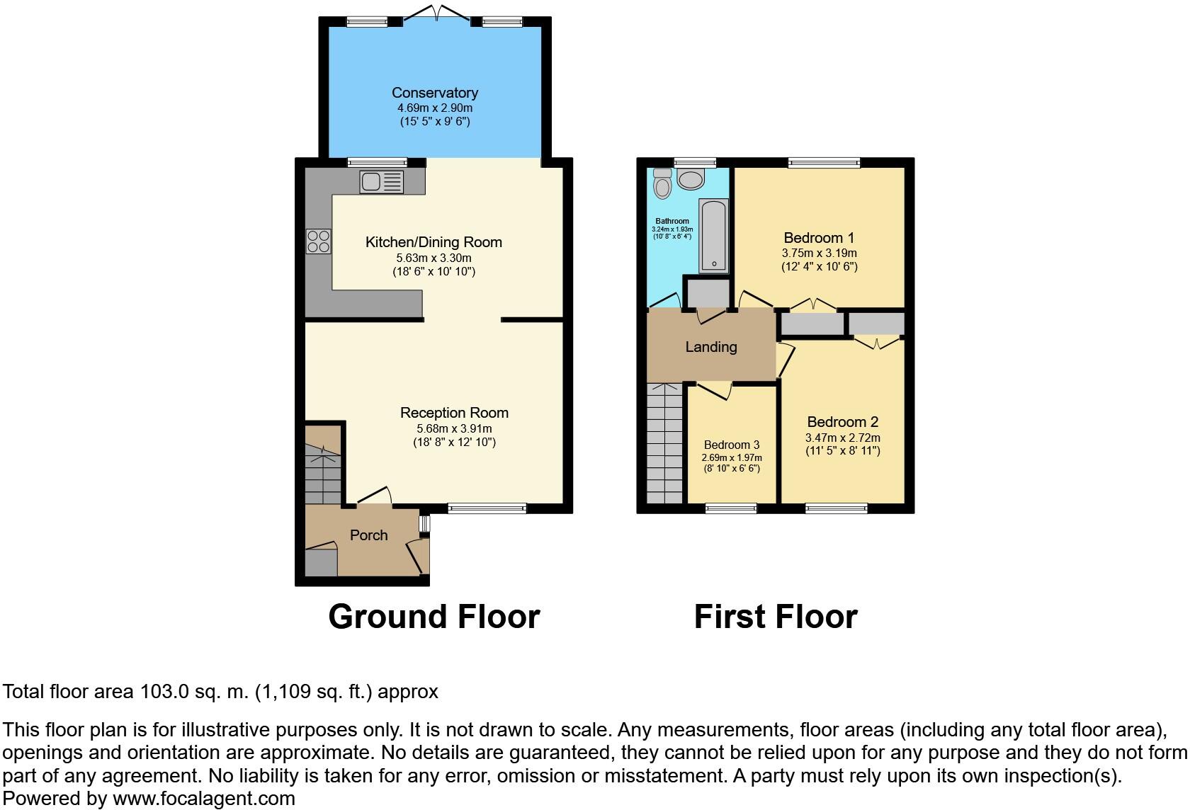 Silkham Road, Oxted, RH8 floorplan