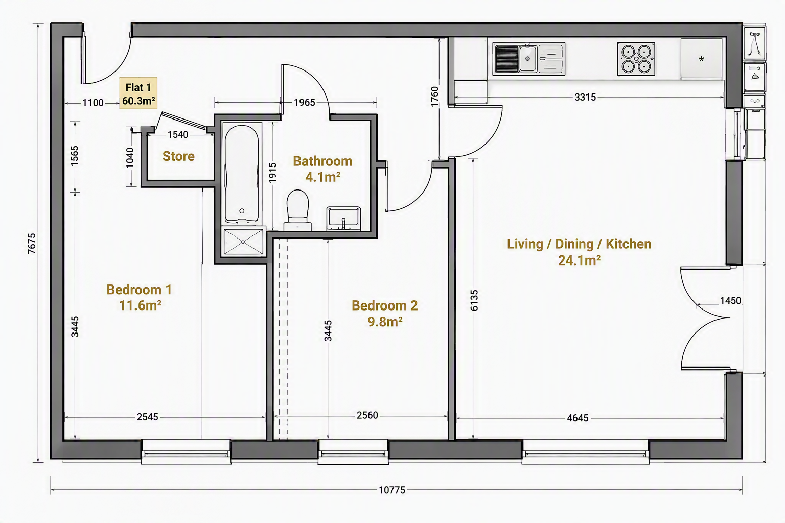 Railway House, Carriage Road, Bredbury, Stockport floorplan