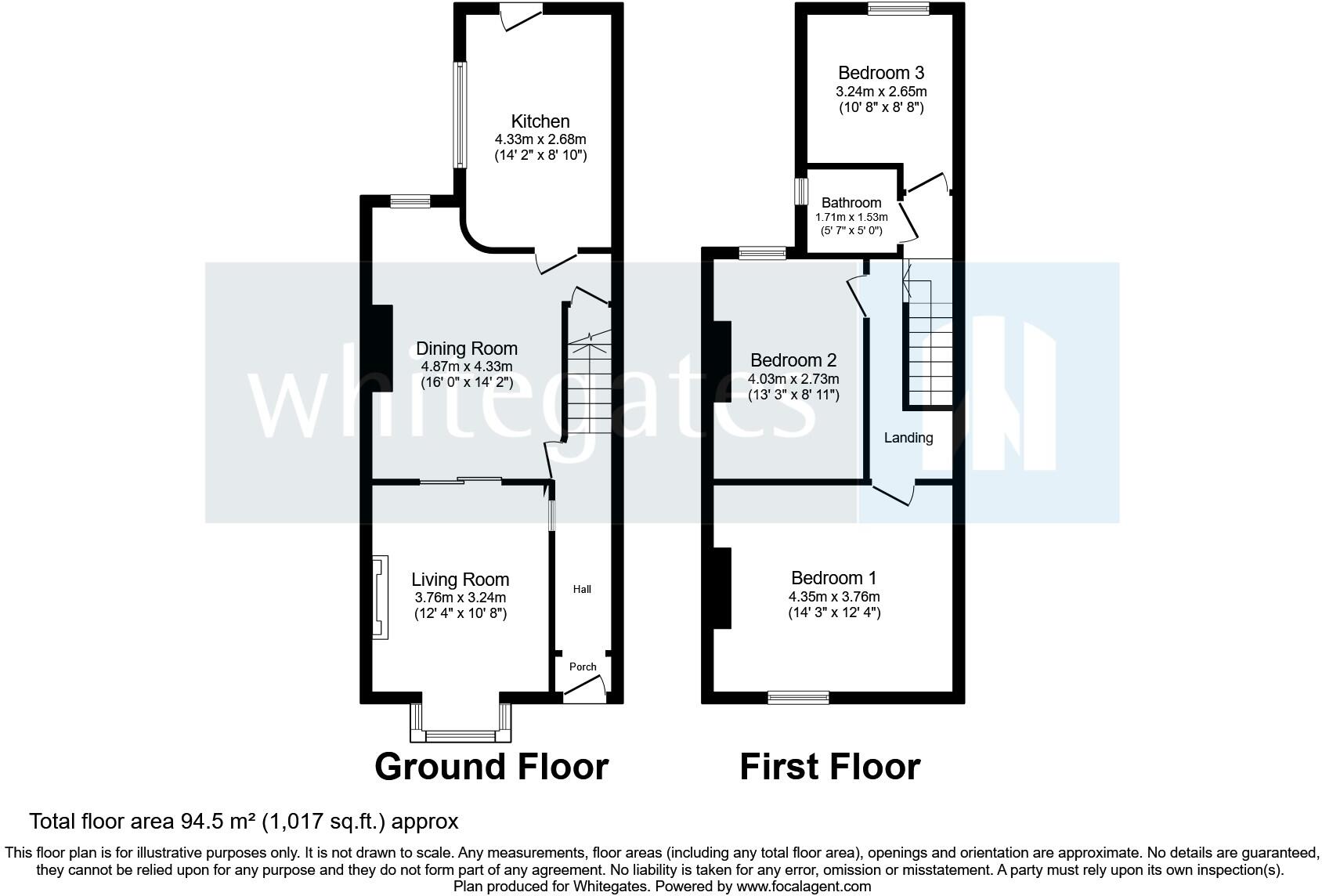 Westminster Street, Crewe, Cheshire, CW2 floorplan
