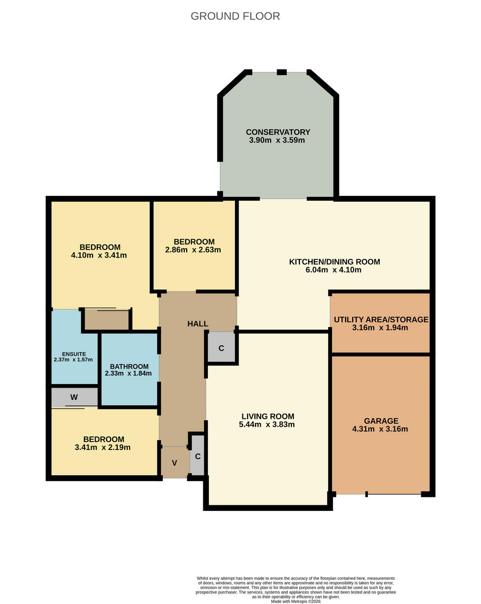 Monks Walk, Perth, PH2 7 floorplan