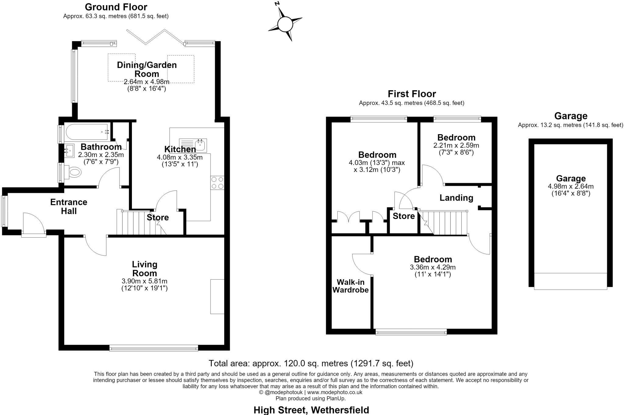 High Street, Wethersfield, Braintree, Essex, CM7 floorplan