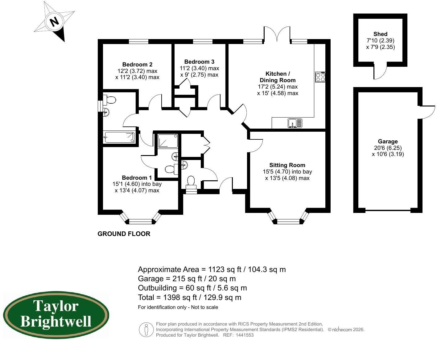 Rosehip Road, Bromham floorplan