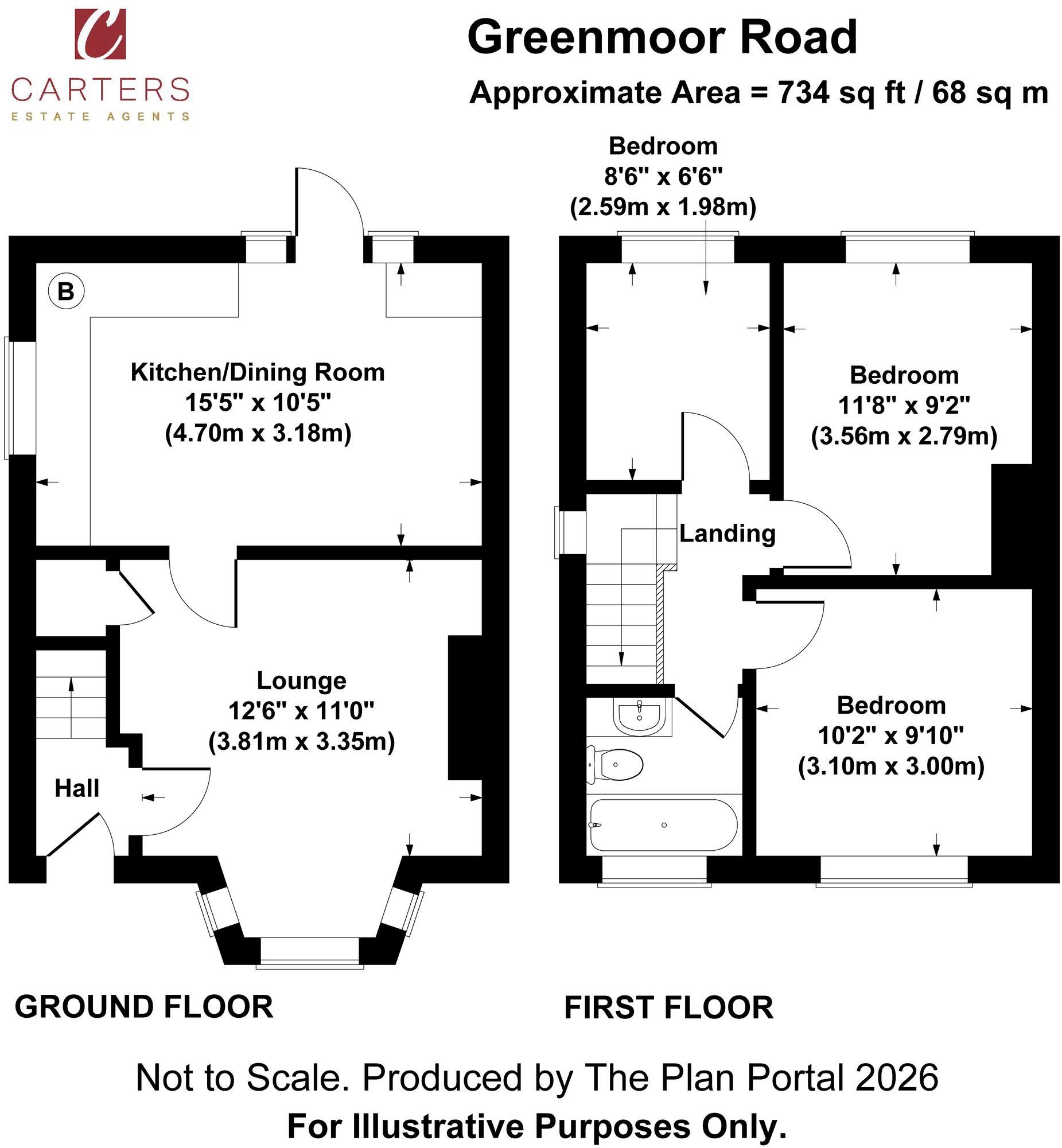 Greenmoor Road, Nuneaton, CV10 floorplan