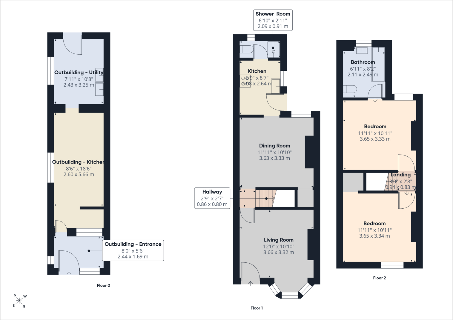 Churchfield Road, Peterborough floorplan