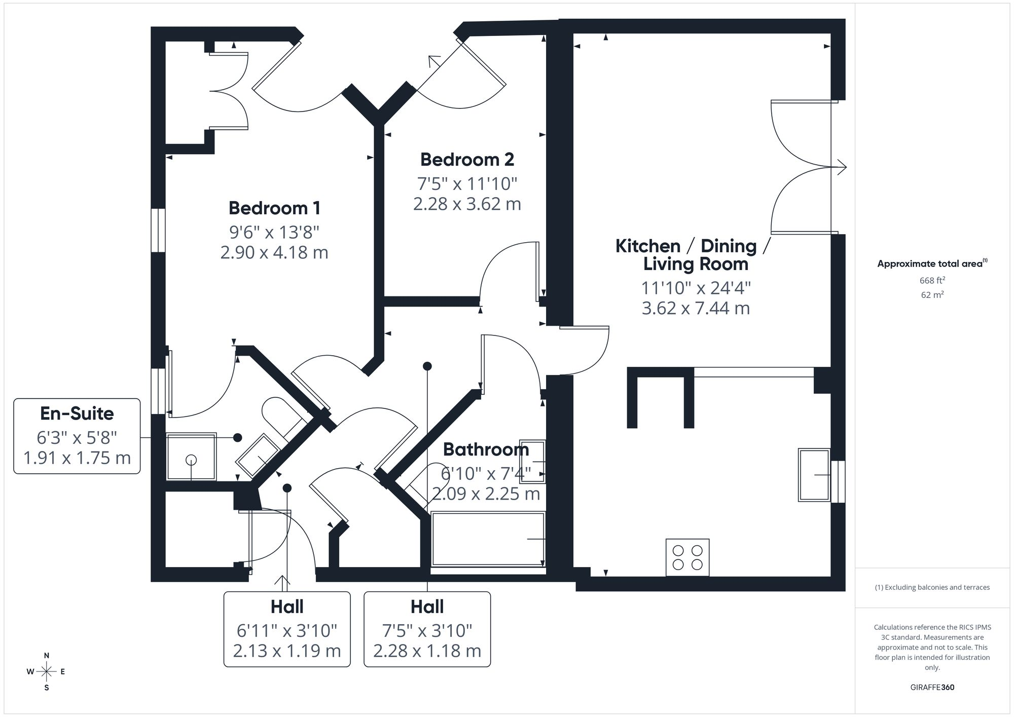 Hoole, Chester, CH2 floorplan
