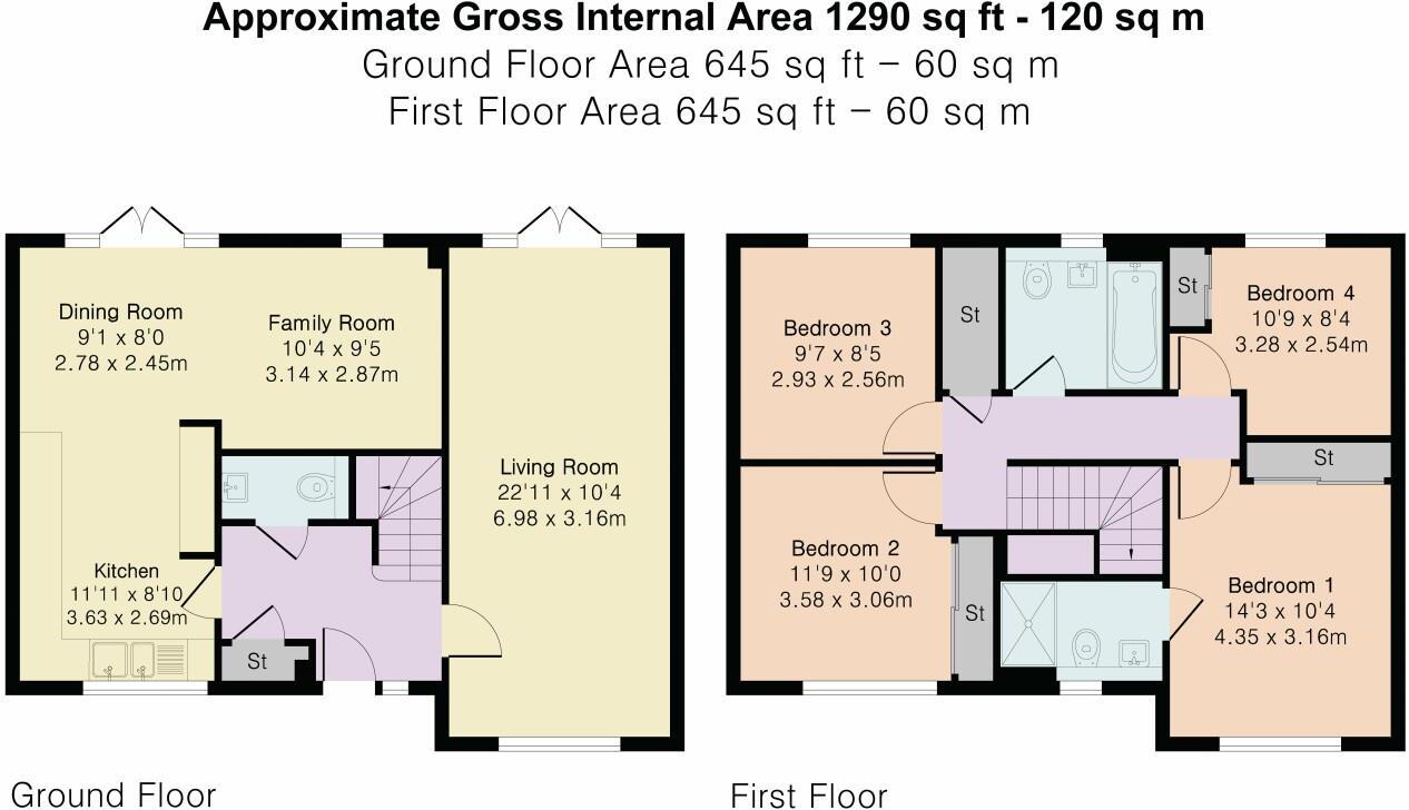Bicton Close, Bicester floorplan