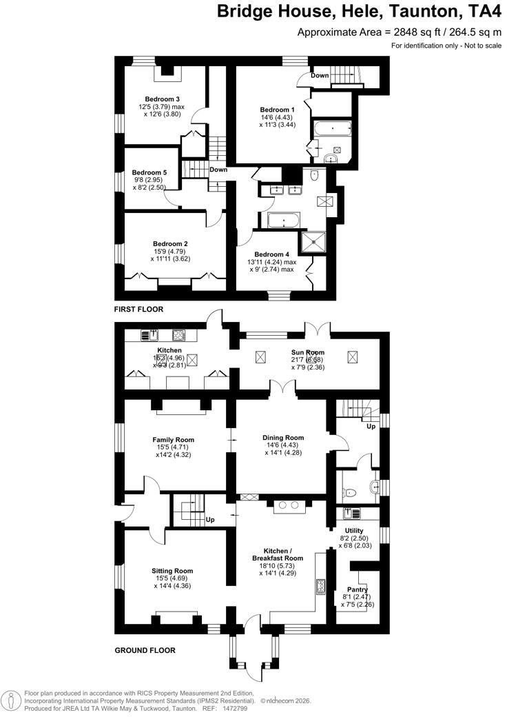Hele, Taunton floorplan