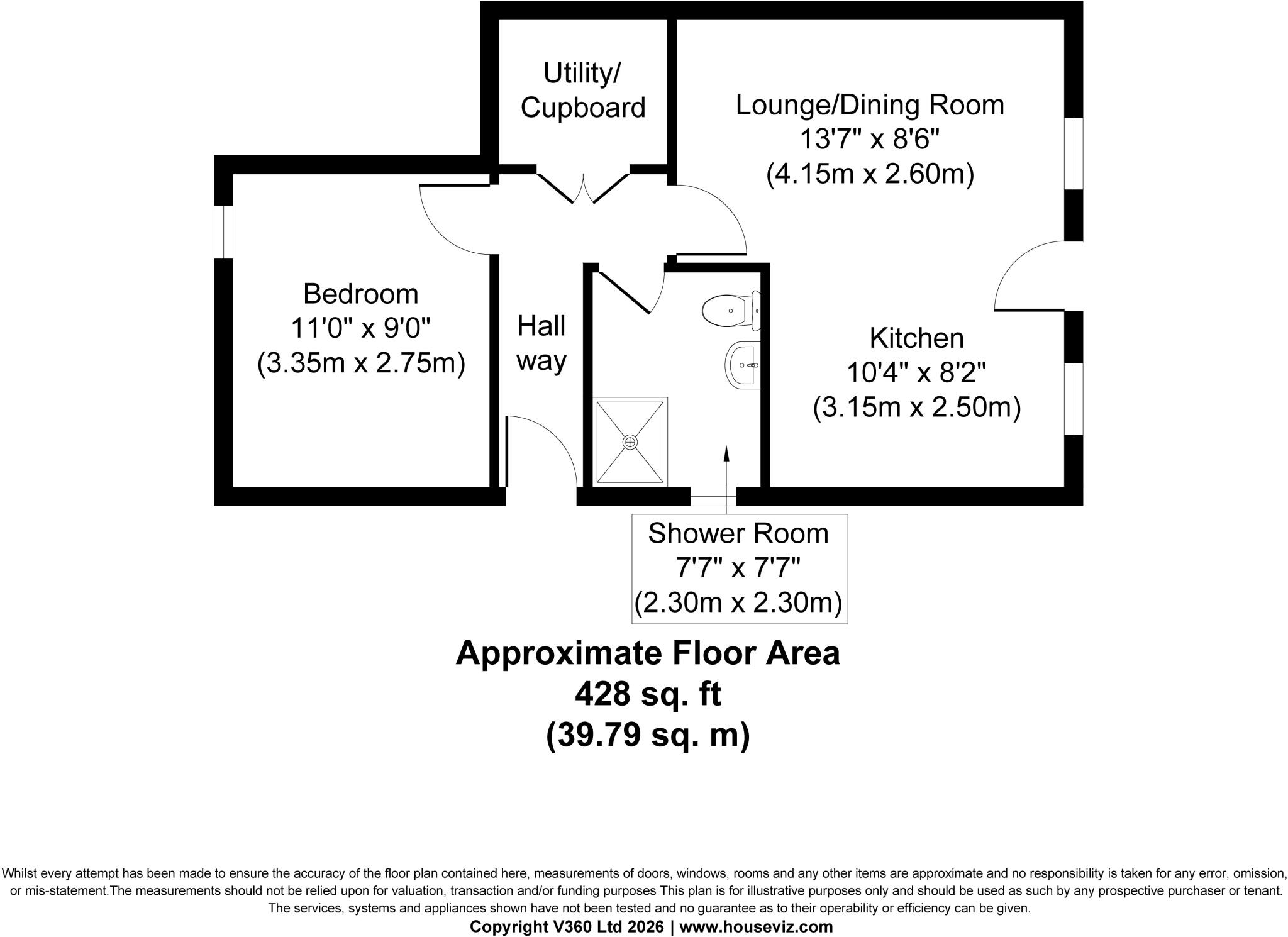 London Avenue, Dalmarnock, Glasgow floorplan
