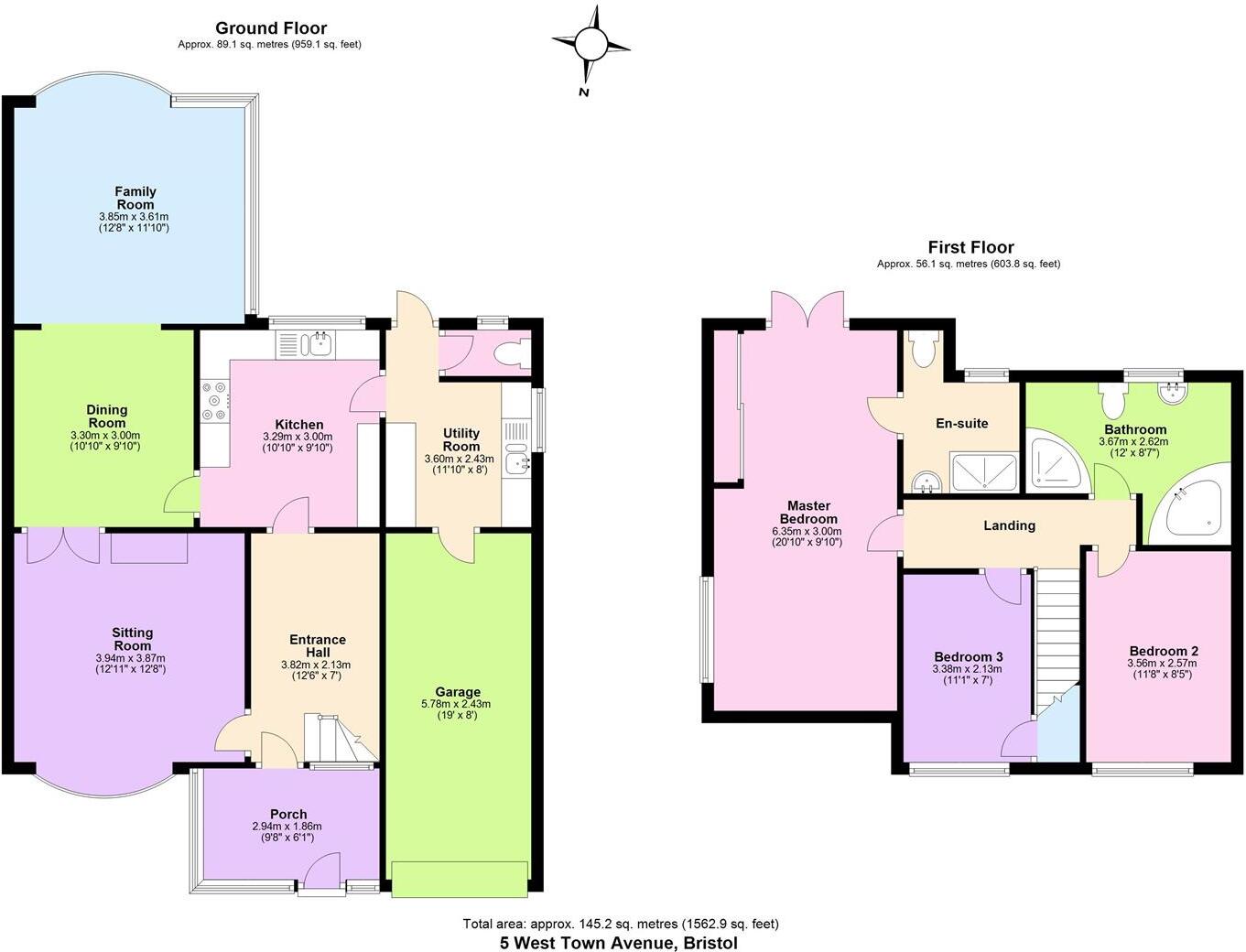West Town Avenue, Brislington, Bristol floorplan