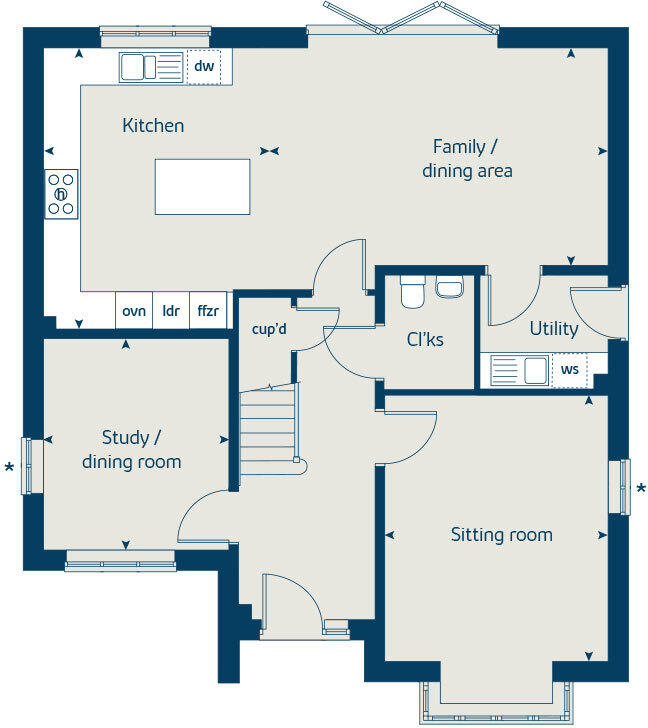 Watermill Way,
Northampton,
NN4 0BF floorplan