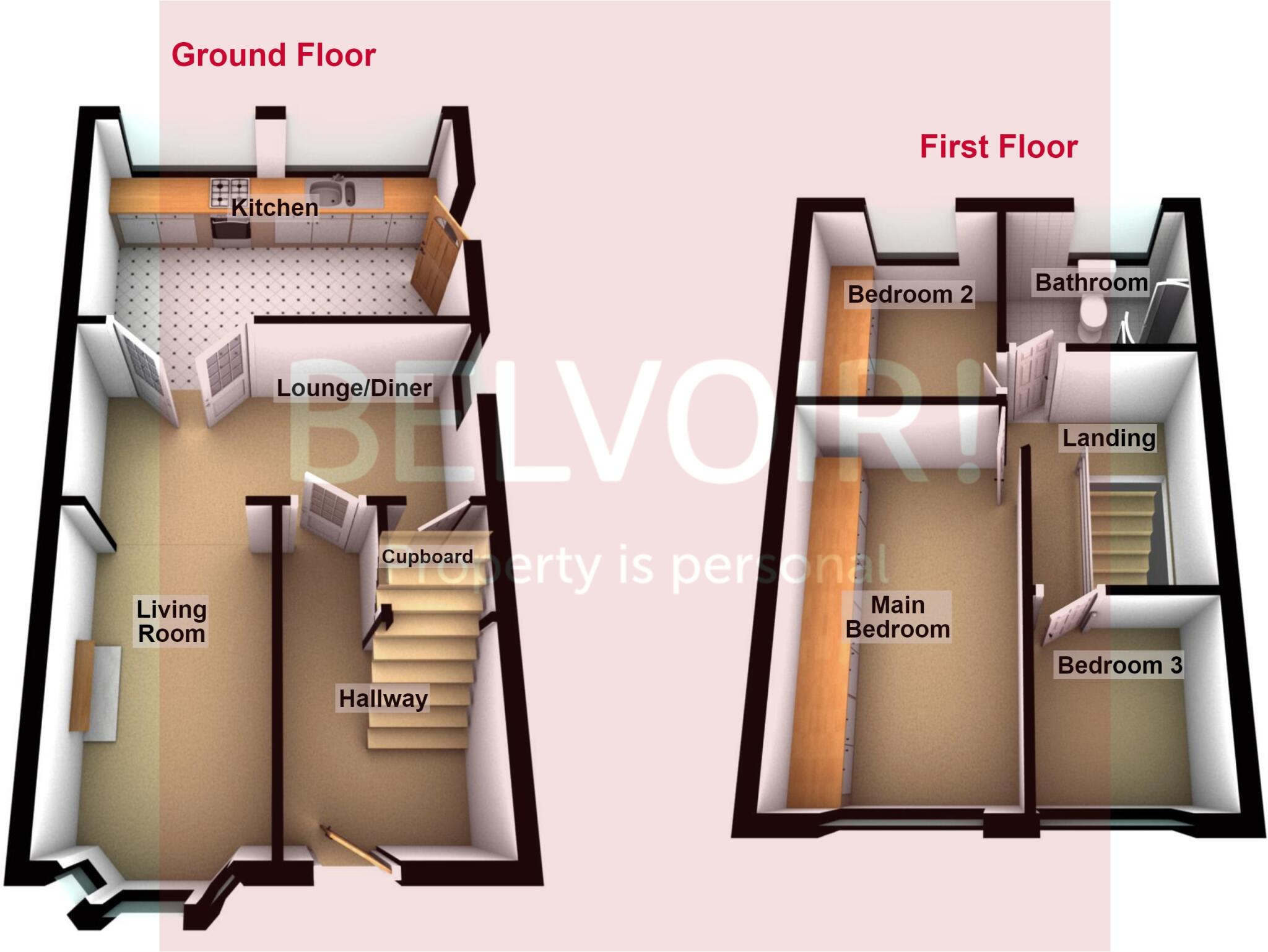 Cross Lane, Whiston, L35 floorplan