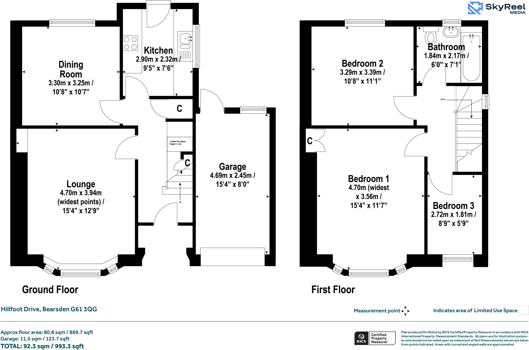 Hillfoot Drive, Bearsden, Glasgow, East Dunbartonshire floorplan