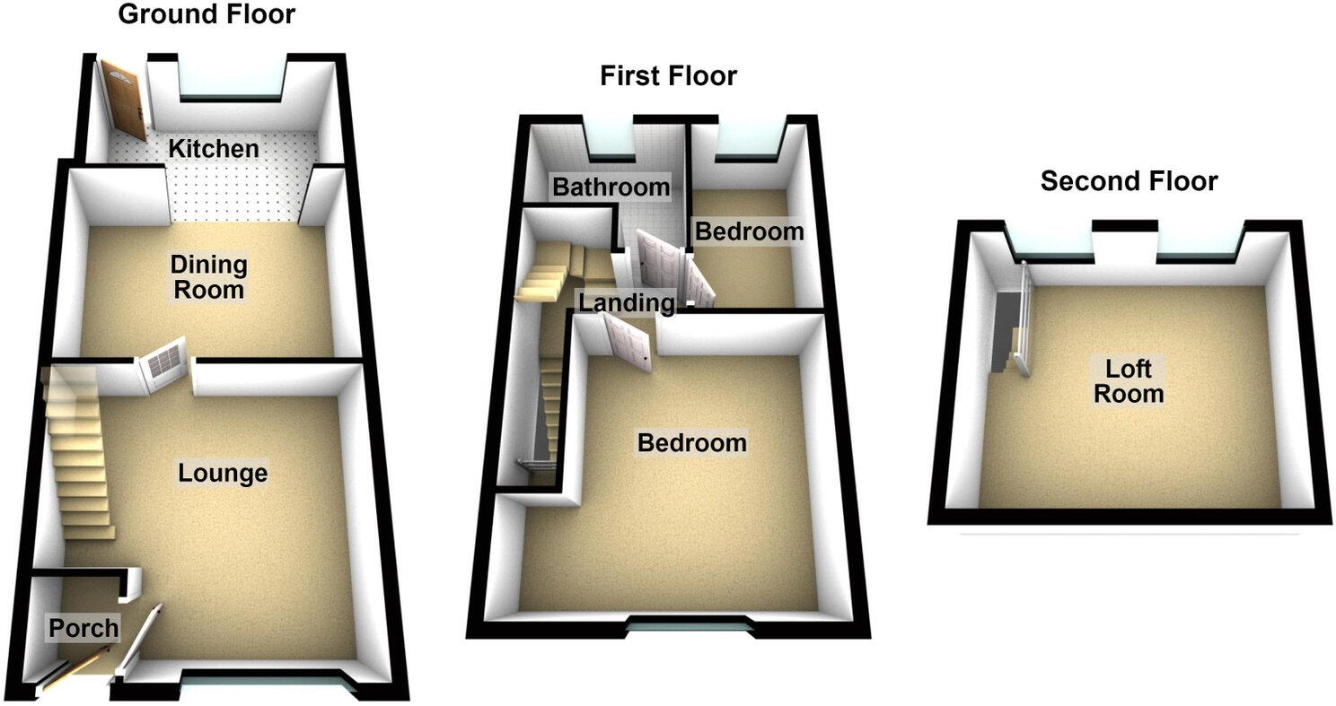 John Street, Glossop, SK13 8DZ floorplan