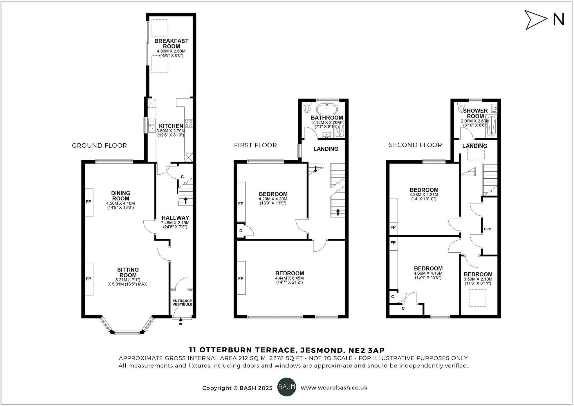 Otterburn Terrace, Jesmond, NE2 floorplan