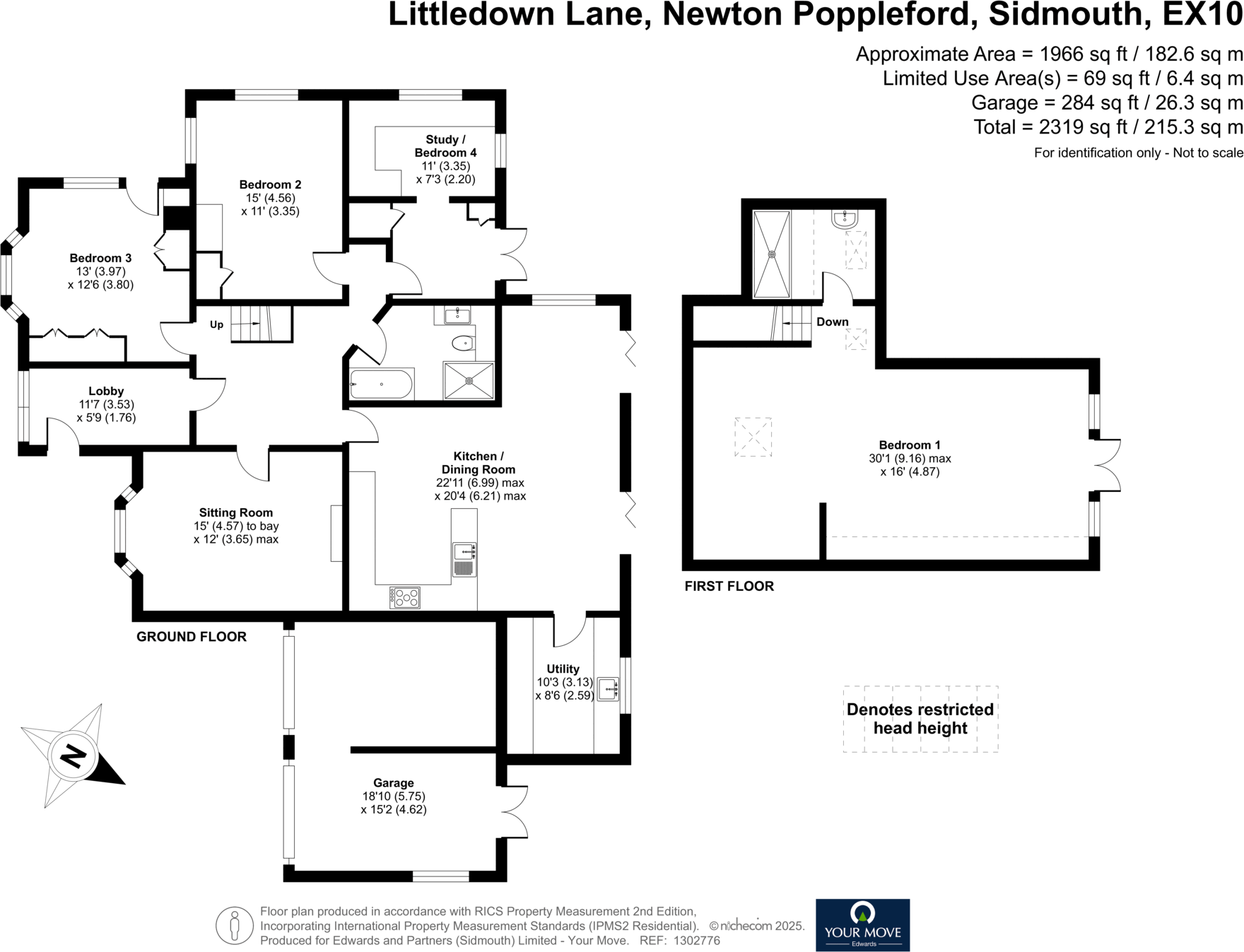 Littledown Lane, Newton Poppleford, Sidmouth, Devon, EX10 floorplan