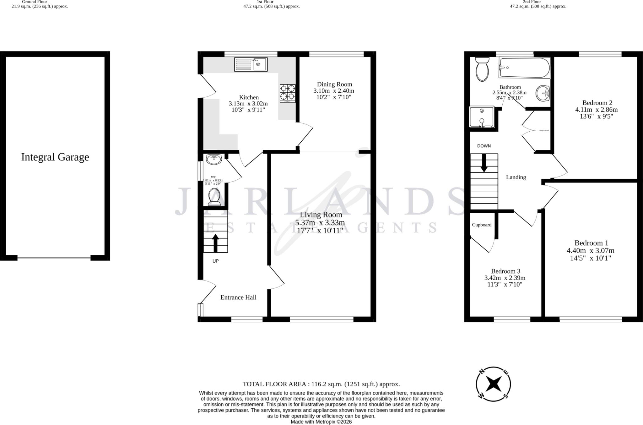 Claremont Road, Newhaven floorplan