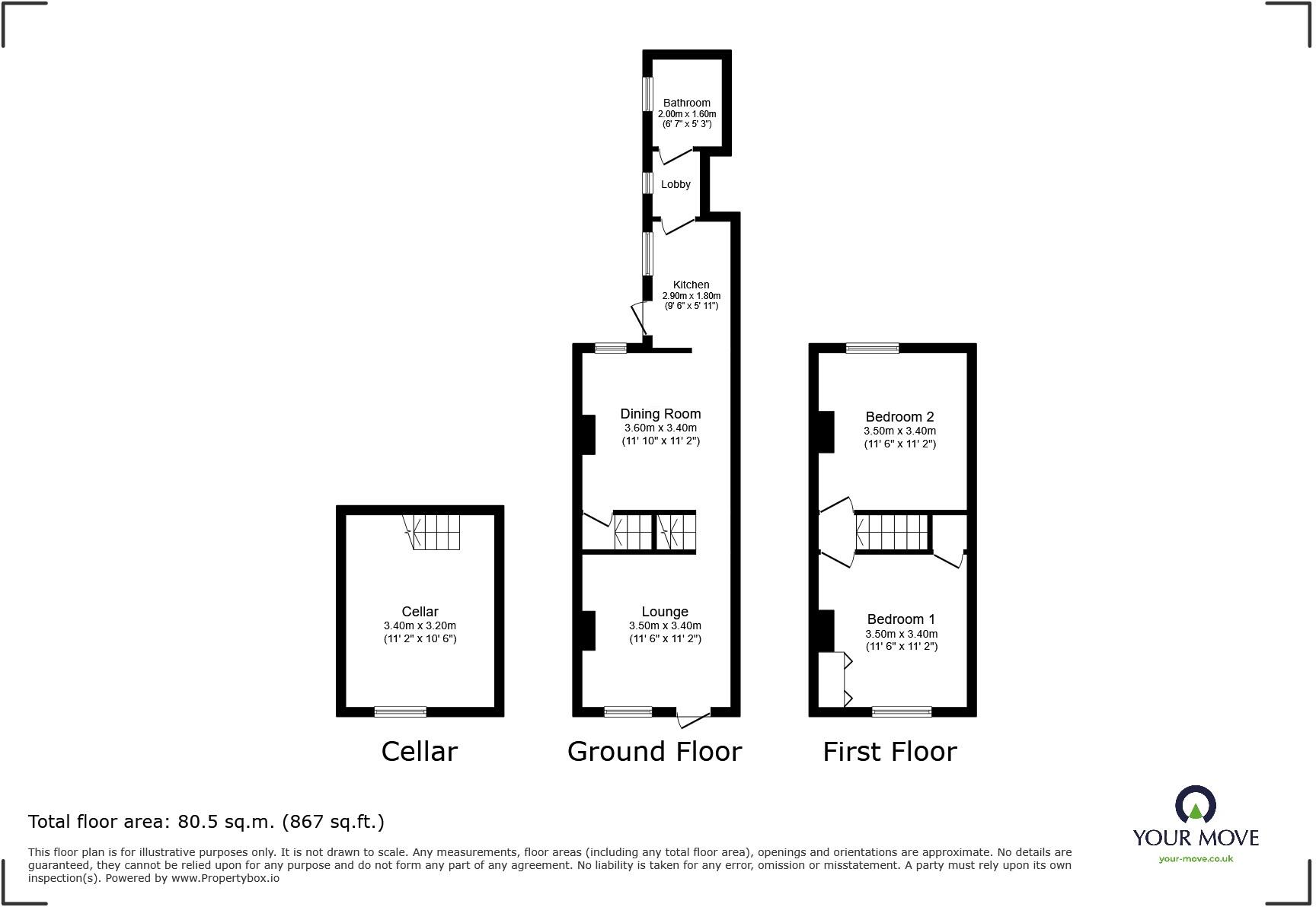 Foley Street, Maidstone, Kent, ME14 floorplan